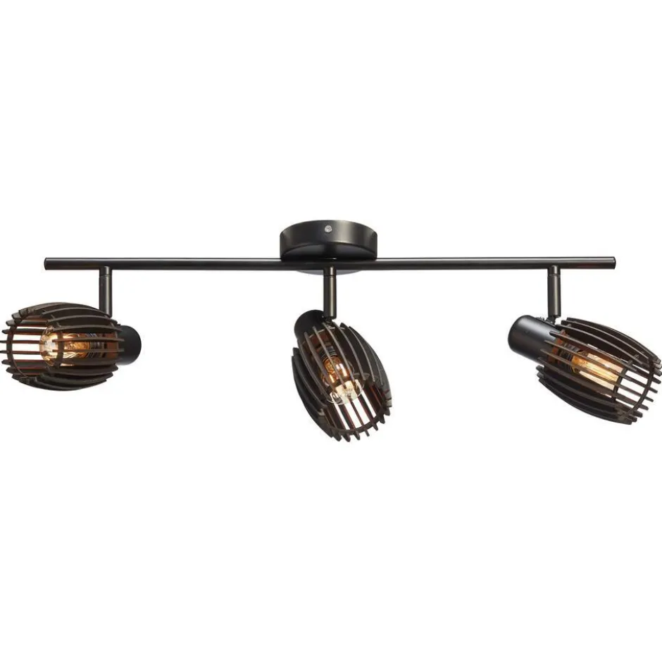 Spot Apulu Zwart 3-lichts|Kwantum Fashion