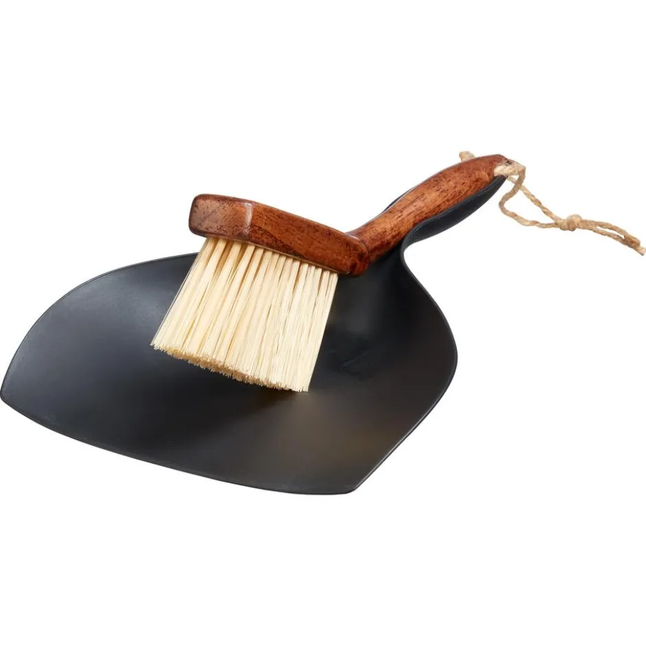 Stoffer En Blik Hout Zwart|Kwantum Online