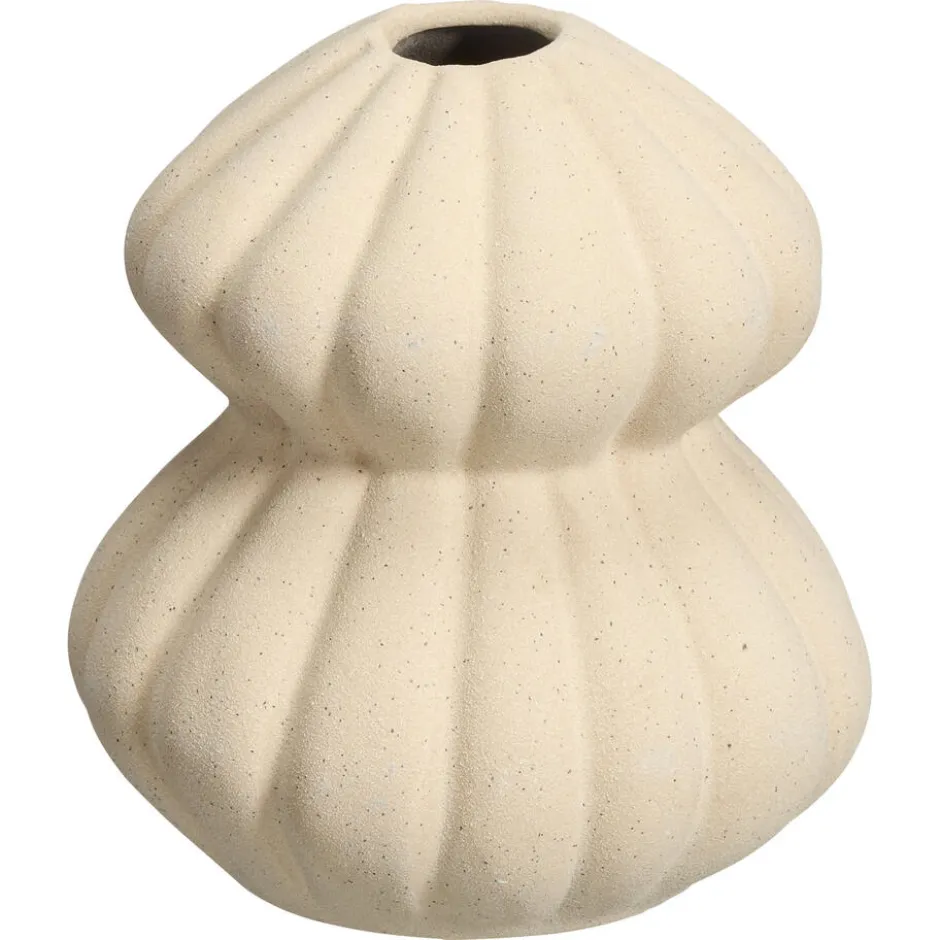 Vaas Troissy Naturel 15x17 Cm|Kwantum New