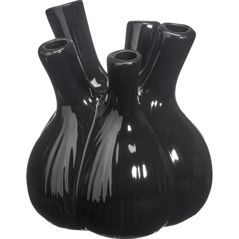 Vaas Tulp Zwart 17x20 Cm|Kwantum Fashion