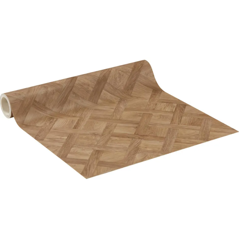 Vinyl Chino Bruin Eiken|Kwantum Clearance