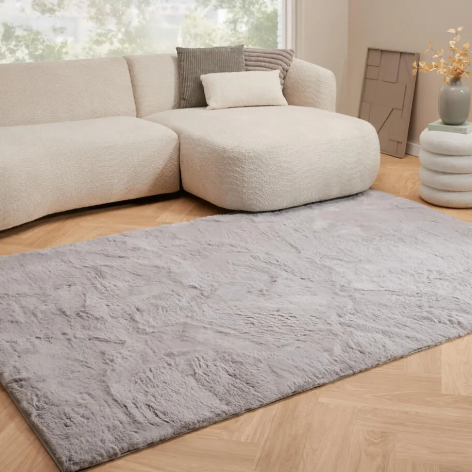 Vloerkleed Furley Grijs 160x230 Cm|Kwantum Outlet