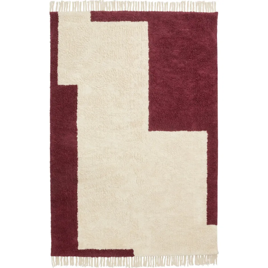 Vloerkleed Ruby Bordeaux - 160x230 Cm|Kwantum Hot