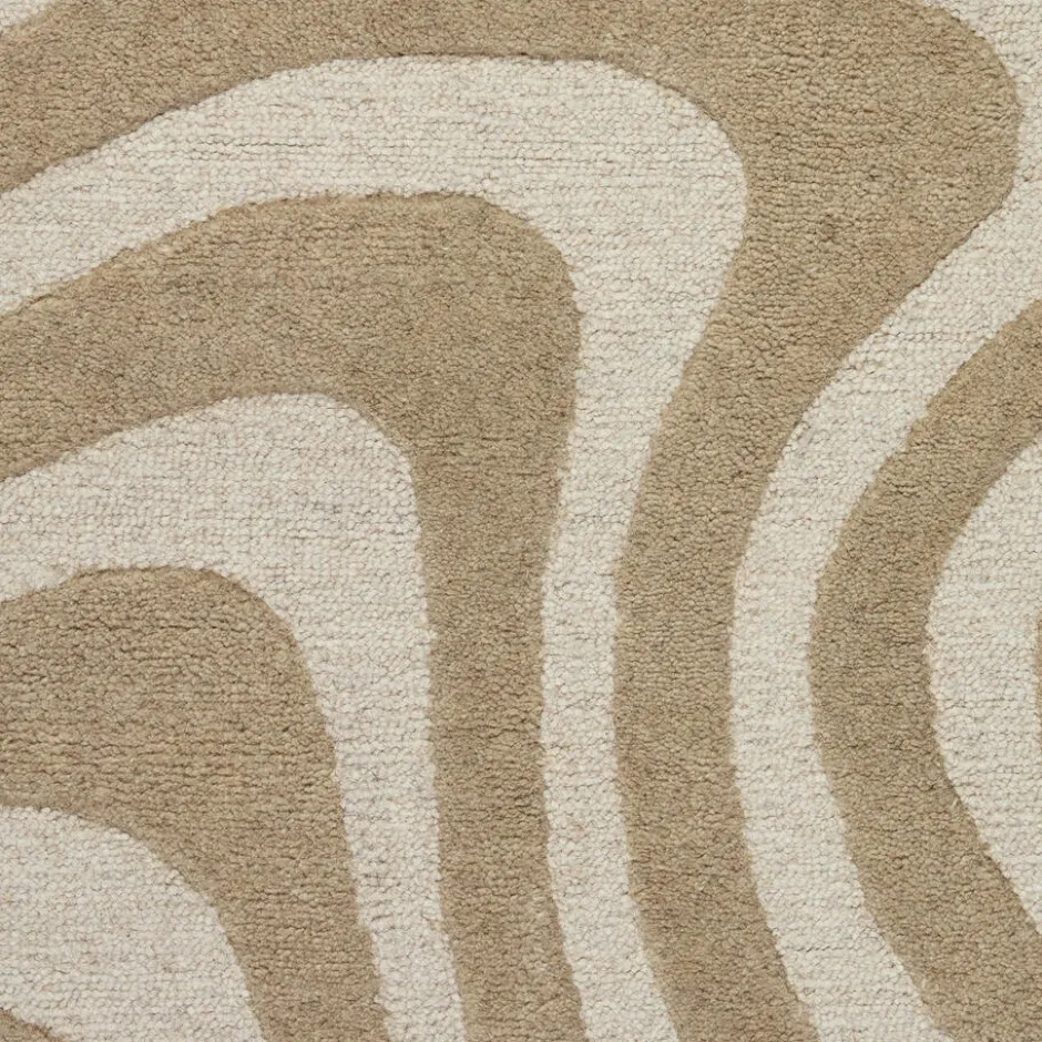 Vloerkleed Sandbank Zand 160x230 Cm|Kwantum Best