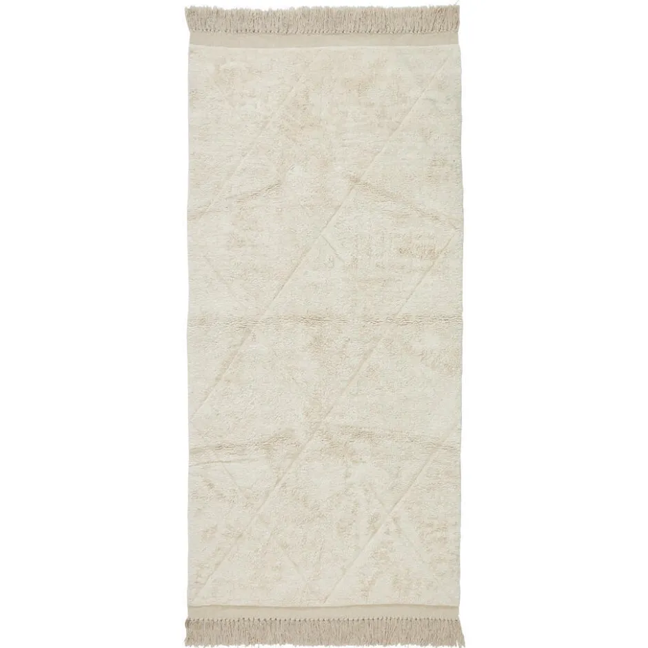 Vloerkleed Tiwi Wit 80x180 Cm|Kwantum New