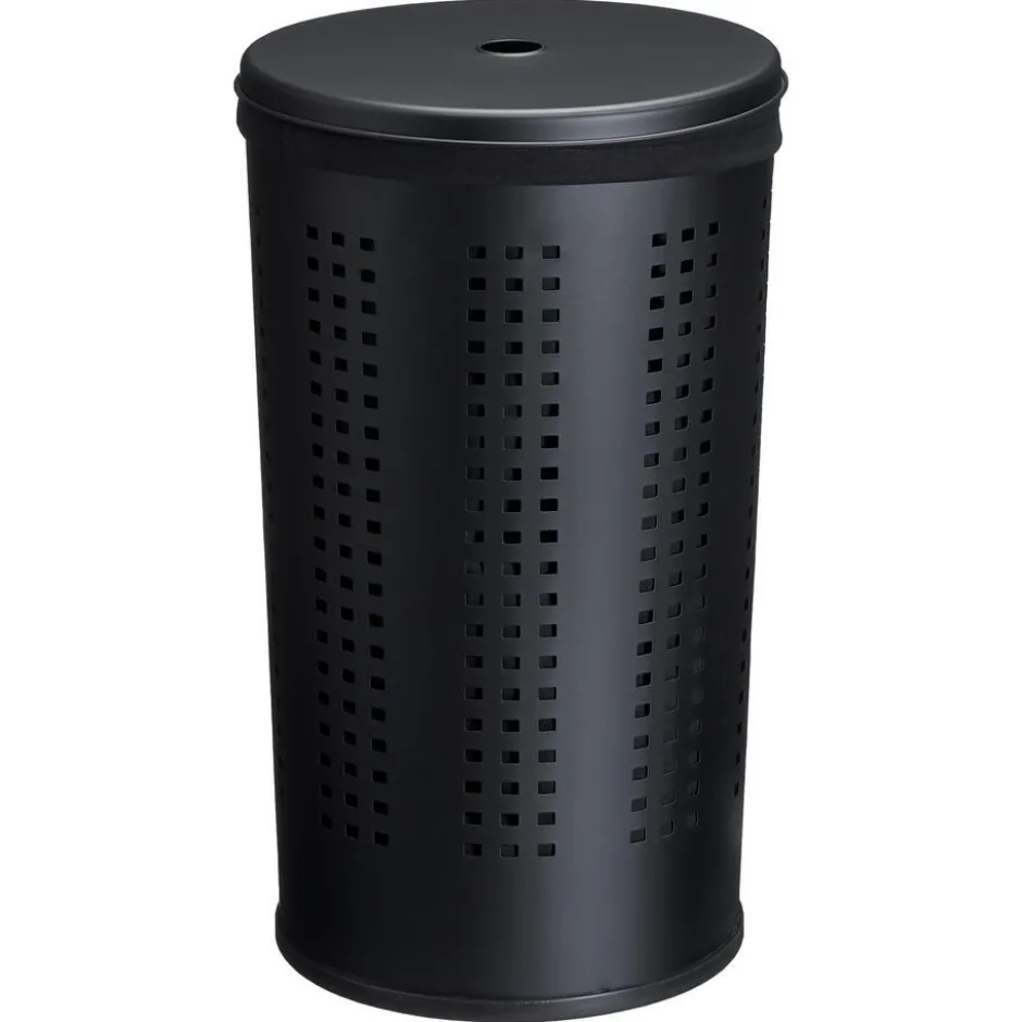 Wasmand Metaal Zwart - 45 Liter|Kwantum Sale