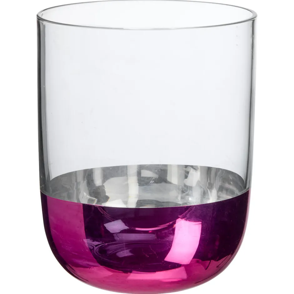 Waterglas Sereen Metallic Roze - 350ml|Kwantum New